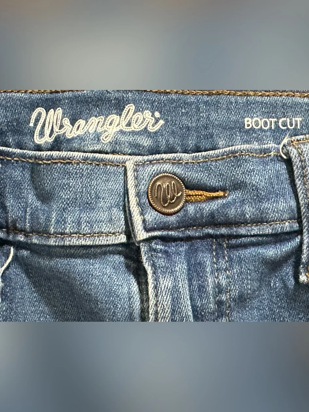 Wrangler youth bootcut jeans girls size 16 slim